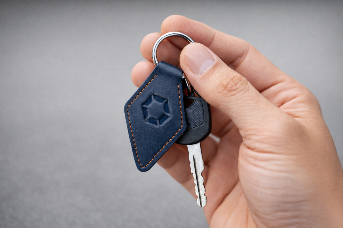 Leather Key Ring - Image 3